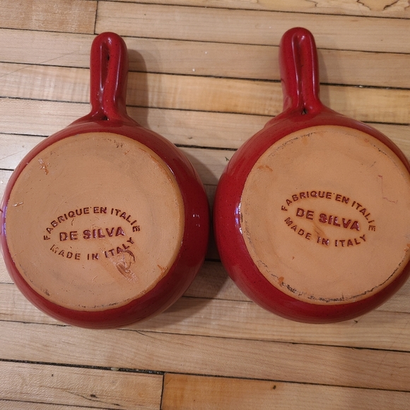 De Silva Terracotta Soup Bowl / Baking Dish with Handle Made in Ita… - Picture 3 of 3